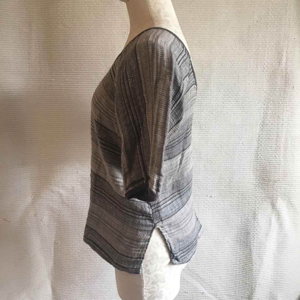 Ace & Jig Reversible Striped 100% Cotton Top - Picture 3 of 8